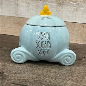 Rae Dunn Disney Cinderella Pumpkin Cookie / Treat Jar